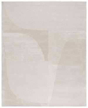 Safavieh Fifth Avenue Hand-Tufted Wool Runner Geometric Grey Hallway Rug Modern Style Gray 8'-0" x 10'-0" FTV253F-8