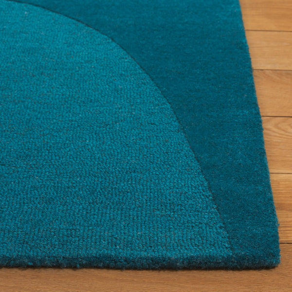 Safavieh Fifth Avenue Hand-Tufted Wool Runner Geometric Grey Hallway Rug Modern Style Blue 6'-0" x 9'-0" FTV253L-6