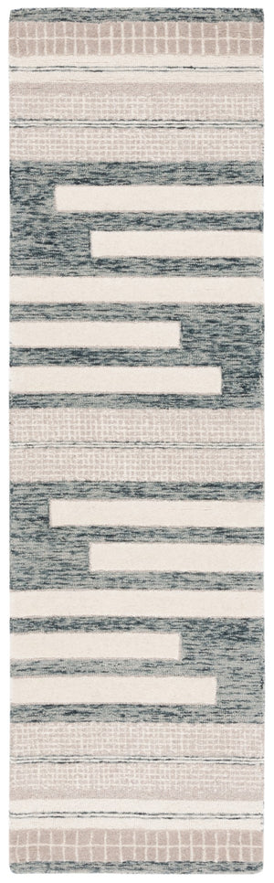 Safavieh Fifth Avenue 410 FTV410 Hand Tufted  Rug Charcoal / Ivory FTV410H-28