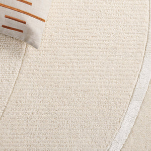 Safavieh Fifth Avenue 452a Ivory Rug - Hand-tufted Luxury 5x8 Area Rug, Chic Design For Modern Living Spaces Ivory 95% Wool,5% Viscose Ftv452a-5