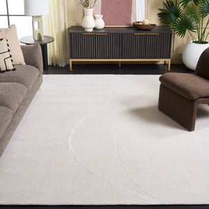Safavieh Fifth Avenue Hand-tufted Wool Area Rug – Elegant Modern Design For Chic Home Décor And Comfort Ivory 95% Wool,5% Viscose Ftv452a-4