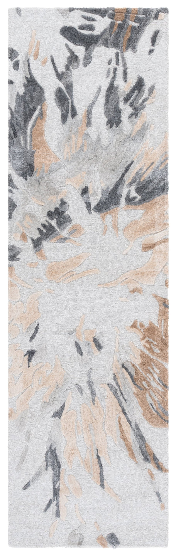 Safavieh Fifth Hand-Tufted Area Rug In Beige And Grey Tones — Modern Abstract Design, Wool-Blend Comfort And Durability 5'-0" x 8'-0" FTV502B-5