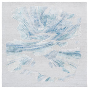 Safavieh Fifth Avenue 504M Runner In Beige And Blue — Hand-Tufted Wool Blend, Low-Profile Durable Hallway Rug 2'-3" x 8'-0" FTV504M-28
