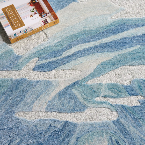 Safavieh Fifth Avenue Hand Tufted Wool Blend Abstract Area Rug for Living Room or Bedroom FTV504M-8