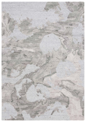 Safavieh Fifth Hand-Tufted 505F Grey Area Rug — Contemporary Abstract Design, Wool Blend Comfort And Durability 6'-0" x 9'-0" FTV505F-6