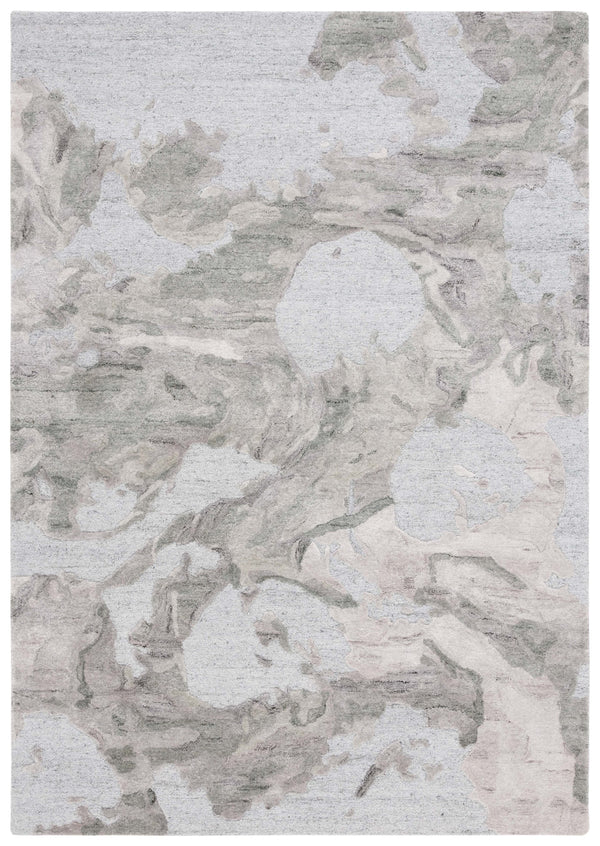 Safavieh Fifth Hand-Tufted 505F Grey Area Rug — Contemporary Abstract Design, Wool Blend Comfort And Durability 6'-0" x 9'-0" FTV505F-6