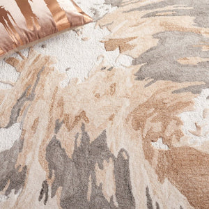 Safavieh Fifth Avenue Hand-Tufted Wool Blend Abstract Area Rug for Living and Dining Rooms Beige FTV506E-8