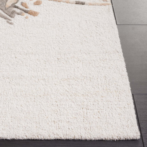 Safavieh Fifth Avenue Hand-Tufted Wool Blend Abstract Area Rug for Living and Dining Rooms Beige FTV506E-8