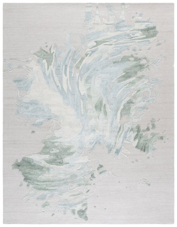 Safavieh Fifth Avenue Hand-Tufted Wool Blend Abstract Area Rug for Living and Dining Rooms Gray FTV506L-8