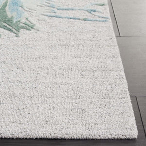Safavieh Fifth Avenue Hand-Tufted Wool Blend Abstract Area Rug for Living and Dining Rooms Gray FTV506L-8