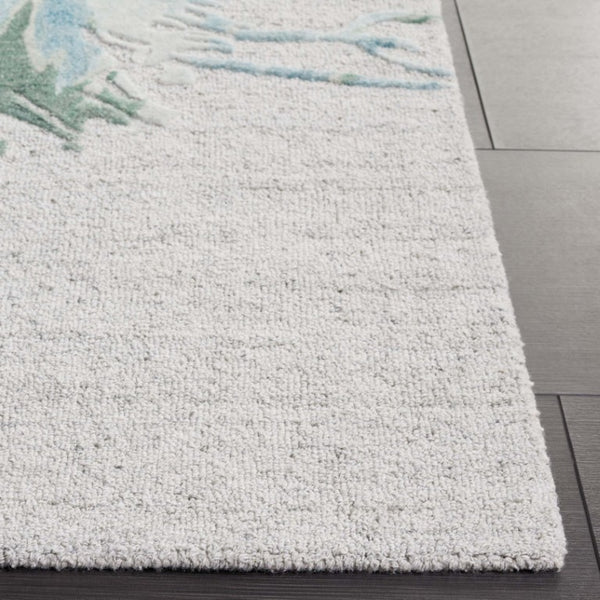 Safavieh Fifth Avenue Hand-Tufted Wool Blend Abstract Area Rug for Living and Dining Rooms Gray FTV506L-8