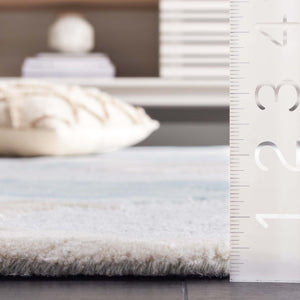 Safavieh Fifth Avenue Hand-tufted Runner - Modern Elegance In Abstract Design For Hallways Or Living Spaces Grey ,Beige 55% Wool,20% Polyester,15% Viscose,10% Cotton Ftv508f-5