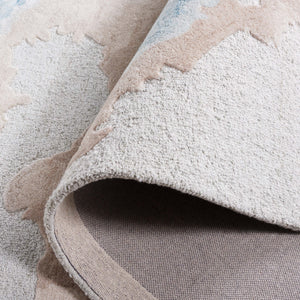 Safavieh Fifth Avenue Hand-tufted Runner - Modern Elegance In Abstract Design For Hallways Or Living Spaces Grey ,Beige 55% Wool,20% Polyester,15% Viscose,10% Cotton Ftv508f-5