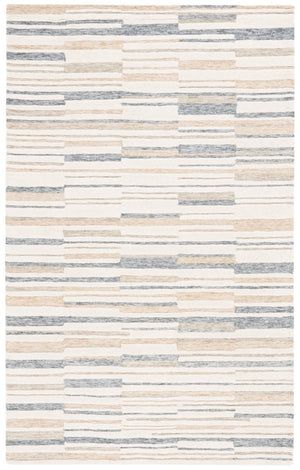 Safavieh Fifth Avenue Hand-Tufted Wool Cotton Runner Rug for Hallways and Entryways Ivory Beige 5'-0" x 8'-0" FTV602A-5