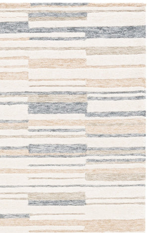 Safavieh Fifth Avenue Hand-Tufted Wool Cotton Runner Rug for Hallways and Entryways Ivory Beige 5'-0" x 8'-0" FTV602A-5