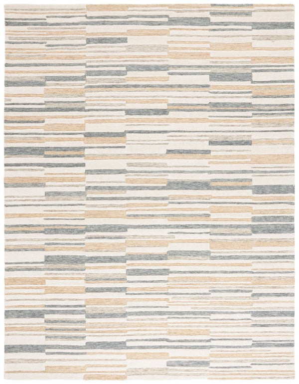 Safavieh Fifth Avenue Hand-Tufted Wool Cotton Runner Rug for Hallways and Entryways Ivory Beige 8'-0" x 10'-0" FTV602A-8