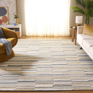 Safavieh Fifth Avenue Hand-Tufted Wool Cotton Runner Rug for Hallways and Entryways Ivory Beige 8'-0" x 10'-0" FTV602A-8