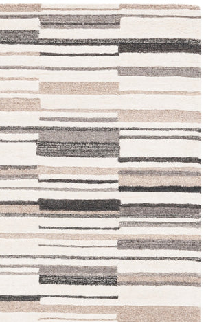 Safavieh Fifth Avenue Hand-Tufted Wool Cotton Runner Rug for Hallways and Entryways Ivory Grey 6'-0" x 9'-0" FTV602F-6