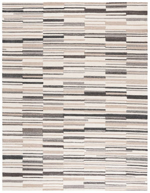 Safavieh Fifth Avenue Hand-Tufted Wool Cotton Runner Rug for Hallways and Entryways Ivory Grey 8'-0" x 10'-0" FTV602F-8