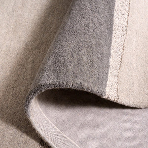 Safavieh Fifth Avenue Wool Runner Rug Hand Tufted Striped Hallway Accent in Grey Charcoal 6'-0" x 9'-0" FTV704F-6