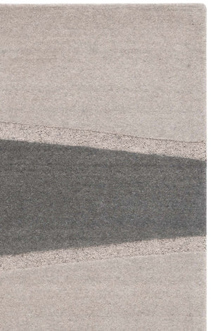Safavieh Fifth Avenue Wool Runner Rug Hand Tufted Striped Hallway Accent in Grey Charcoal 6'-0" x 9'-0" FTV704F-6