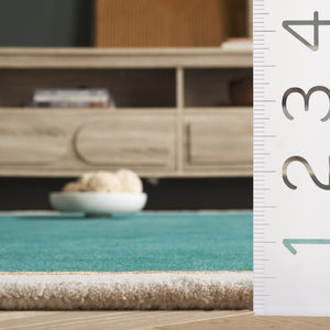 Safavieh Fifth Avenue Hand-tufted Modern Runner In Elegant Teal - Luxurious Wool And Viscose Blend For Home Teal 90% Wool,10% Viscose Ftv752l-6sq