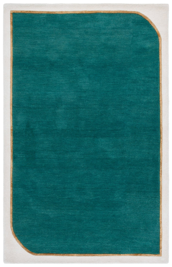 Safavieh Fifth Avenue Hand-tufted Area Rug - Modern Elegance In Rich Color, Perfect For Any Contemporary Space Teal 90% Wool,10% Viscose Ftv752l-5