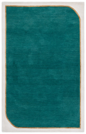 Safavieh Fifth Avenue Hand-tufted Modern Runner In Elegant Teal - Luxurious Wool And Viscose Blend For Home Teal 90% Wool,10% Viscose Ftv752l-6sq