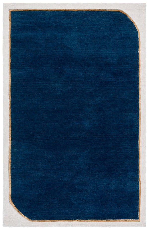 Safavieh Fifth Avenue Hand-tufted Area Rug - Modern Elegance In Rich Color, Perfect For Any Contemporary Space Blue 90% Wool,10% Viscose Ftv752m-5