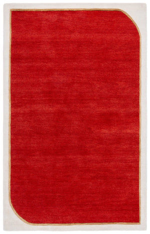 Safavieh Fifth Avenue Hand-tufted Area Rug - Modern Elegance In Rich Color, Perfect For Any Contemporary Space Red 90% Wool,10% Viscose Ftv752q-5