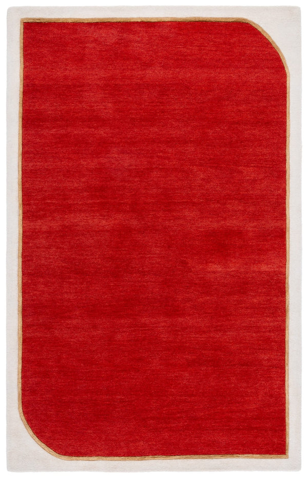 Safavieh Fifth Avenue Hand-tufted Modern Runner In Elegant Teal - Luxurious Wool And Viscose Blend For Home Red 90% Wool,10% Viscose Ftv752q-28