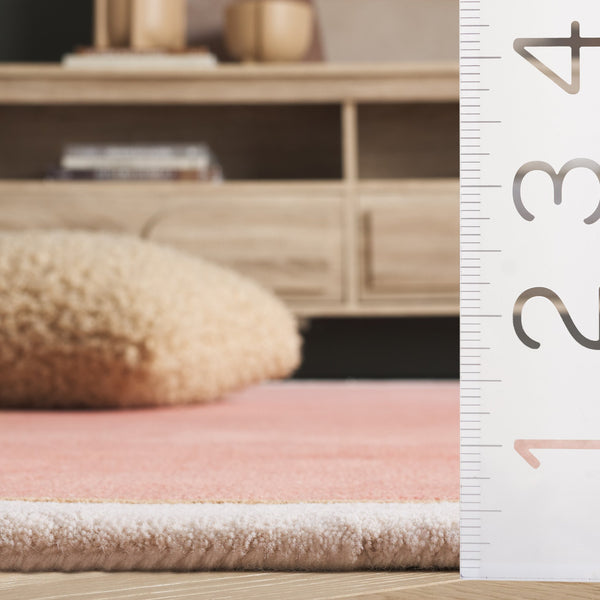 Safavieh Fifth Avenue Hand-tufted Area Rug - Modern Elegance In Rich Color, Perfect For Any Contemporary Space Blush Pink 90% Wool,10% Viscose Ftv752u-5