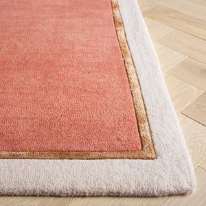 Safavieh Fifth Avenue Hand-tufted Modern Runner In Elegant Teal - Luxurious Wool And Viscose Blend For Home Blush Pink 90% Wool,10% Viscose Ftv752u-4