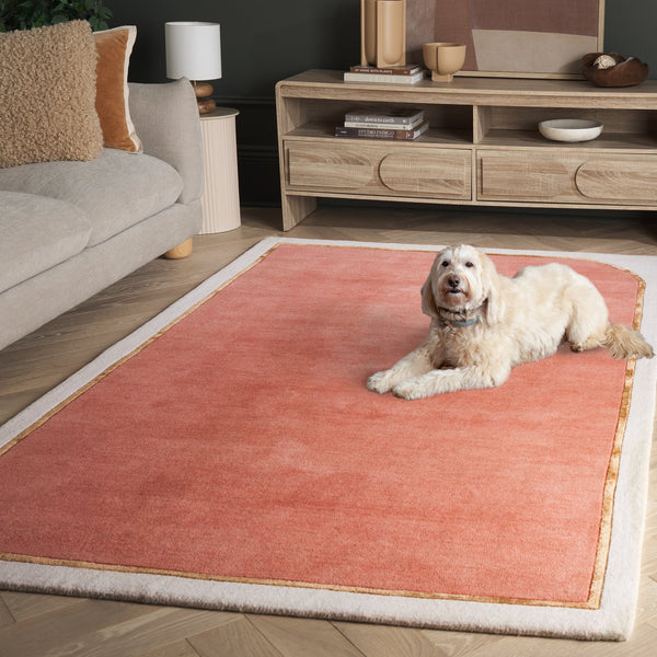 Safavieh Fifth Avenue Hand-tufted Area Rug - Modern Elegance In Rich Color, Perfect For Any Contemporary Space Blush Pink 90% Wool,10% Viscose Ftv752u-5
