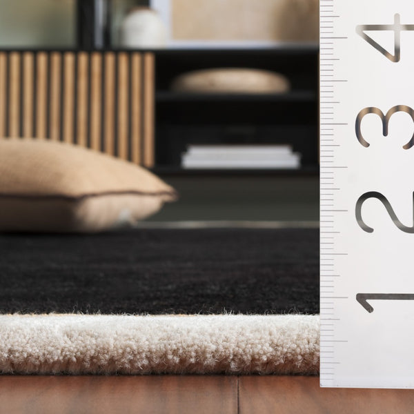 Safavieh Fifth Avenue Hand-tufted Modern Runner In Elegant Teal - Luxurious Wool And Viscose Blend For Home Black 90% Wool,10% Viscose Ftv752z-6