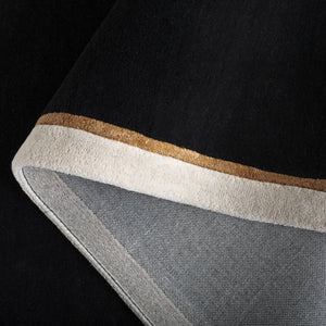 Safavieh Fifth Avenue Hand-tufted Area Rug - Modern Elegance In Rich Color, Perfect For Any Contemporary Space Black 90% Wool,10% Viscose Ftv752z-5