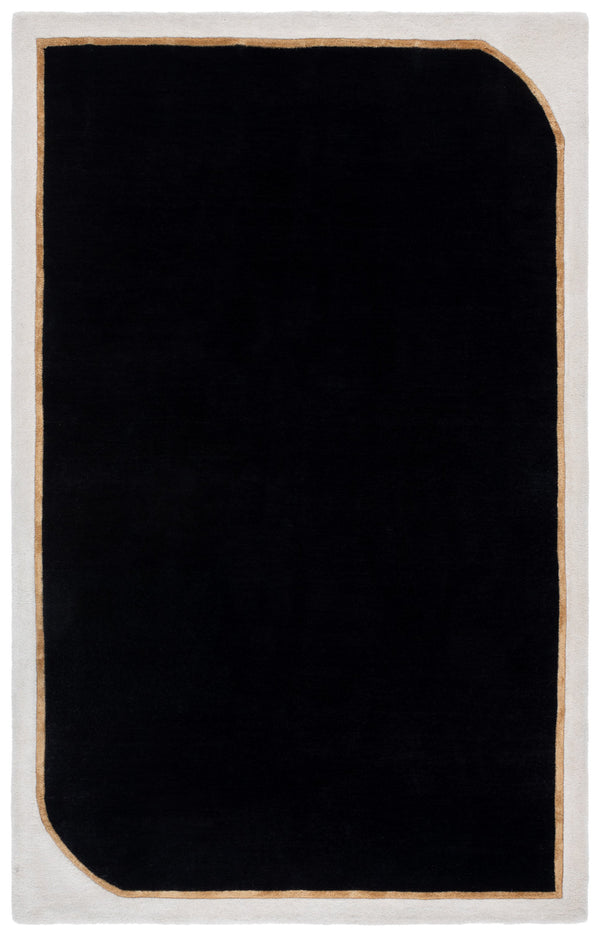 Safavieh Fifth Avenue Hand-tufted Area Rug - Modern Elegance In Rich Color, Perfect For Any Contemporary Space Black 90% Wool,10% Viscose Ftv752z-5