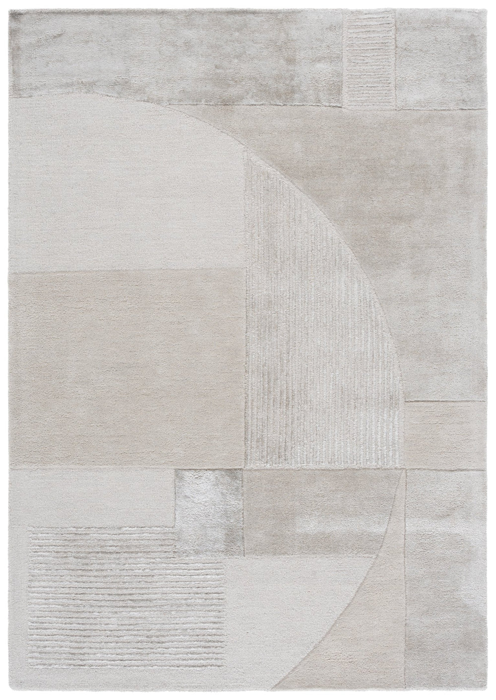 Safavieh Fifth Refined Hand-Tufted Beige Runner With Low-Profile Pile, Viscose-Wool Blend For Softness & Sheen 2'-3" x 8'-0" FTV853B-28
