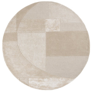 Safavieh Fifth Refined Hand-Tufted Beige Runner With Low-Profile Pile, Viscose-Wool Blend For Softness & Sheen 2'-3" x 8'-0" FTV853B-28
