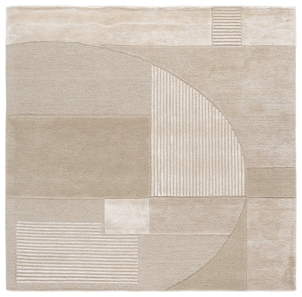 Safavieh Fifth Refined Hand-Tufted Beige Runner With Low-Profile Pile, Viscose-Wool Blend For Softness & Sheen 2'-3" x 8'-0" FTV853B-28