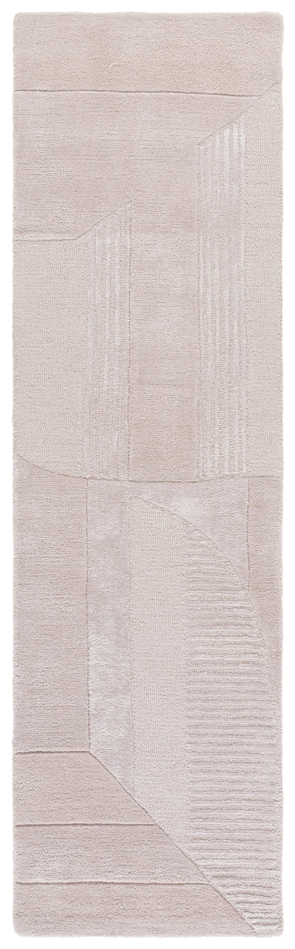 Safavieh Fifth Hand-Tufted Beige Light Brown Area Rug — Low-Pile Viscose-Wool Blend For Modern Elegance And Durability 4'-0" x 6'-0" FTV854B-4