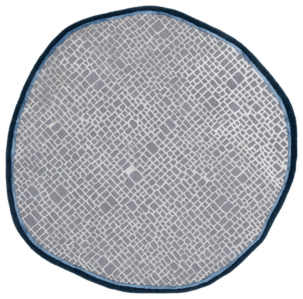 Safavieh Fifth Avocado Grey-Blue Hand‑Tufted Accent Rug — Soft Viscose Wool Blend, Low Pile, Modern Calm Appeal 6'-0" x 6'-0" FTV859F-66S