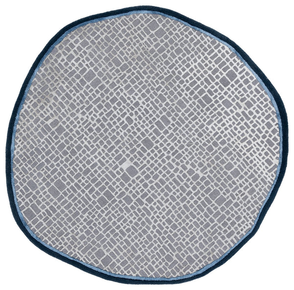 Safavieh Fifth Avocado Grey-Blue Hand‑Tufted Accent Rug — Soft Viscose Wool Blend, Low Pile, Modern Calm Appeal 6'-0" x 6'-0" FTV859F-66S