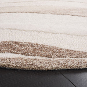 Safavieh Fifth Avenue 901 Hand tufted Modern Rug Ivory / Beige 6' x 6' Round