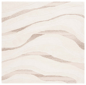 Safavieh Fifth Avenue 901 Hand tufted Modern Rug Ivory / Beige 6' x 6' Square