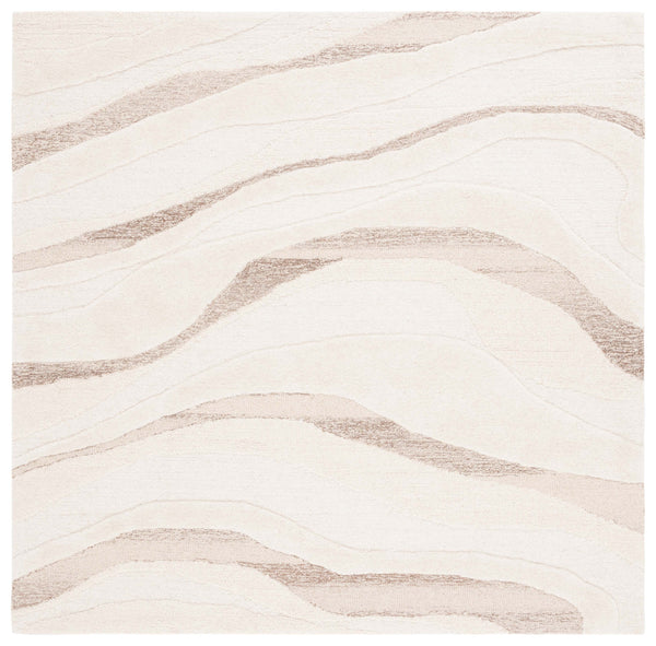 Safavieh Fifth Avenue 901 Hand tufted Modern Rug Ivory / Beige 6' x 6' Square