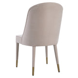 Uttermost Brie Armless Chair, Champagne Set Of 2 23593-2 FABRIC,FOAM,STAINLESS STEEL