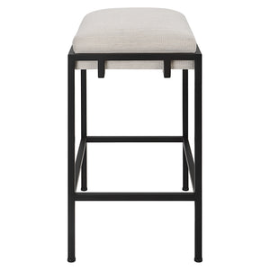 Uttermost Paradox Counter Stool 23695 IRON, MDF, FOAM, POLYESTER