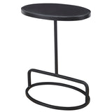 Uttermost Jessenia Black Marble Accent Table 25207 MARBLE, IRON