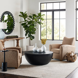 Uttermost Teddy Latte Accent Chair 23694 RUBBER WOOD，PLYWOOD，FABRIC，FOAM，HARDWARE